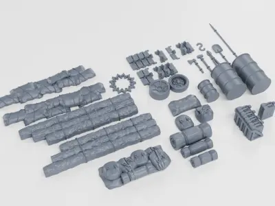 Stowage for Sherman Tanks 3D print model
