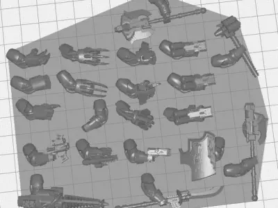 Tempest Knights Jupiter Pattern Exo Suits Free 3D print model