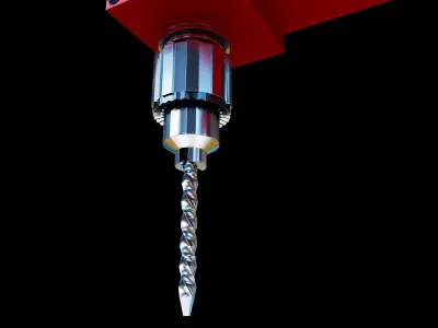 3d Drilling machine 3D model