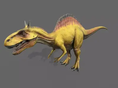 Dinosaurs  Pack Low-poly 3D model