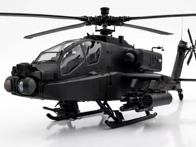 Tactical Attack Helicopter 3D model