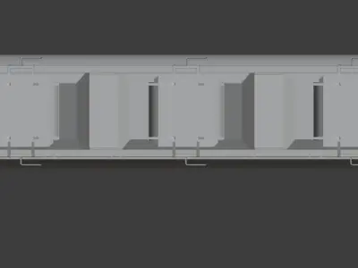 H0 1-87 scale Tagnpps 130 grain wagon 3D print model