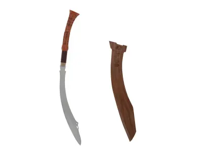 Panabas Sword Low-poly 3D model