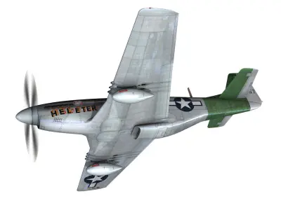 North American P-51D - Heleter  3D model