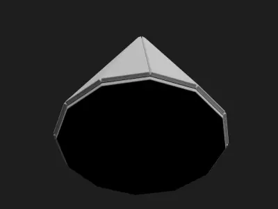Hardsurface cone Free 3D print model