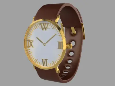  Simple Gold Watch 