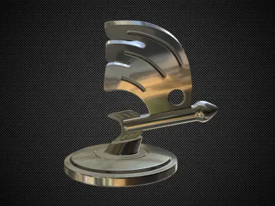 skoda logo 3D model