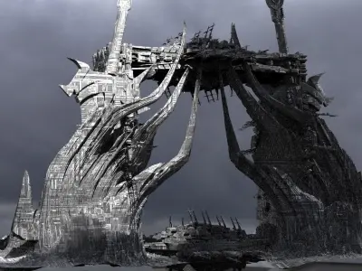 Colossal Titan Entranceway 2 3D model