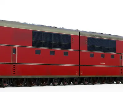 Breitspurbahn locomotive henschel 3D model purchase