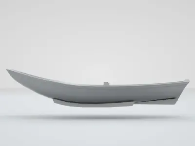 Lifeboat - Type 5 - World War 2 Warship 3D model