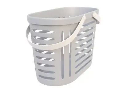 Bathroom basket 07 3D model