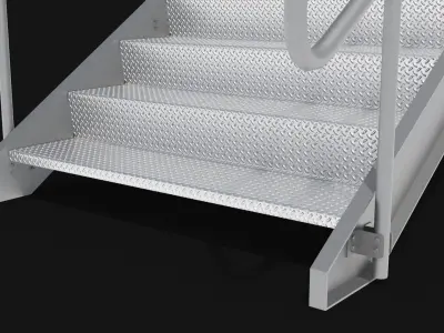 Metal Stairs 3D model purchase