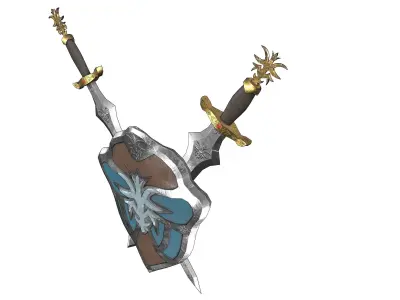 shield 04 3D model purchase