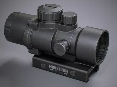 Monstrum Tactical Low-poly 3D model