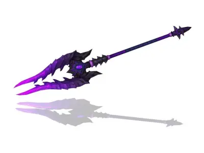 Volcano King Spear Low-poly 3D model