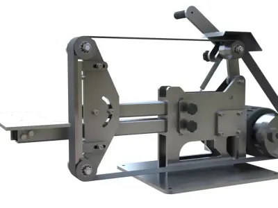 Projetos lixadeira de cinta cutelaria 3D model