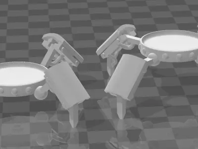 Robot Crawler Sentry 3D print model
