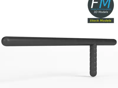 Billy club baton 3D model