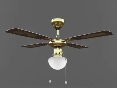 LYUSTER-VENTILYATOR EGLO Tiggano Low-poly 3D model