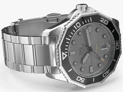 Tag Heuer Aquaracer Professional Marine Watch Grey 