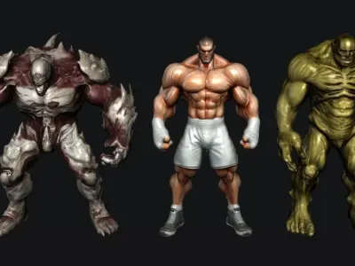 Fighters 3D model
