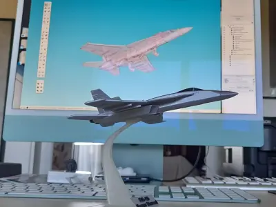 FA-18 SUPER HORNET PLANE 3D print model