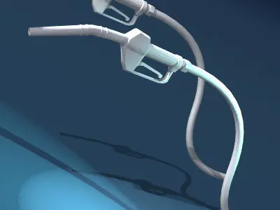 Gas nozzle 3D model