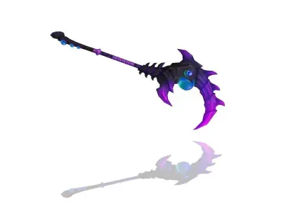 Volcano King Scepter Low-poly 3D model