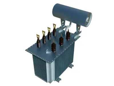 Oil Immersed Power Transformer 3D model
