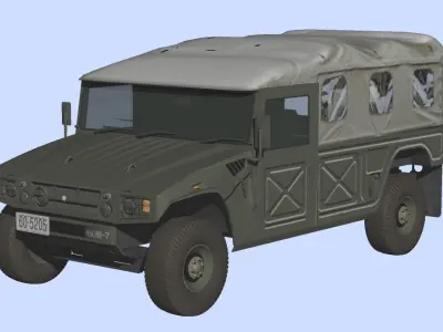 JGSDF High Mobility Vehicles early model 3D model