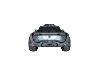 Modern Shape Vehicle 3D Model 3D model