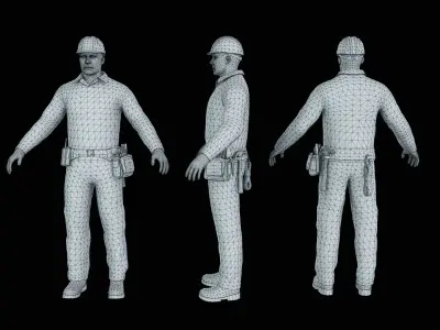  Workers Modular Character 