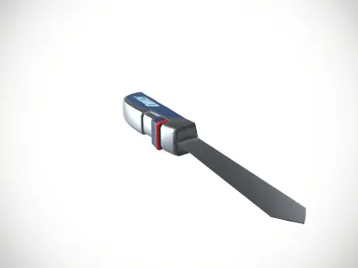 Knife Low-poly 3D model order
