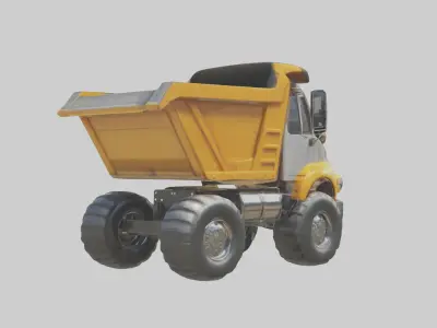 Cartoon Dump Truck model 2 3D model
