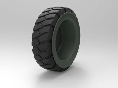 Offroad wheel 4 3D model