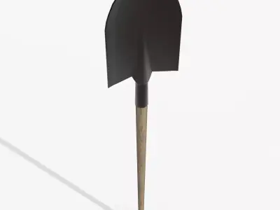 Spade Low-poly 3D model