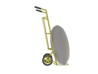 Hand Trolley - Sack Barrow Low-poly 3D model
