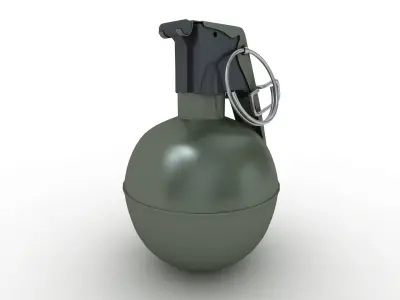 Frag Grenade 3D model purchase
