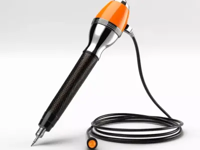 Futuristic Digital Stylus Pen 3D model