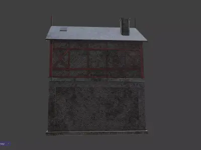 Brno Monarchy railway yard and Victorian era station CD version  3D model