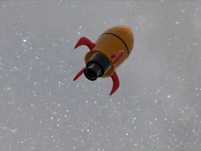 rocket Free 3D model purchase