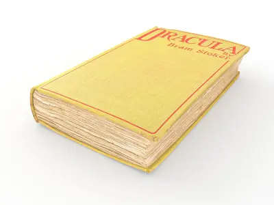 Bram Stoker Dracula Book First Edition 3D model