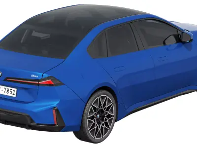 Electric sedan i3 2027 3D model