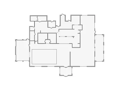 Commercial Interior Sketch - 6501-7000 SF - Xactimate 3D model
