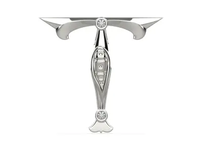 Alphabet Latin T 3D print model purchase