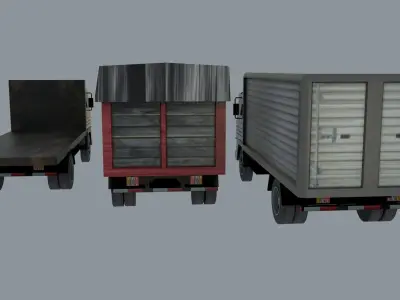 Pegaso Trucks Low-poly 3D model