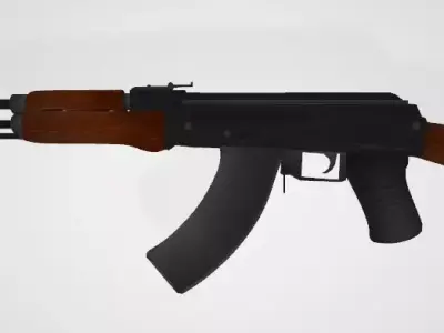 ak-47 rifle 3D model