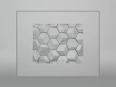 Big Painting - Minimalist Design Free 3D model