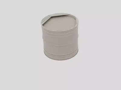 Industrial Storage Drum Barrel for 3D print 3D model