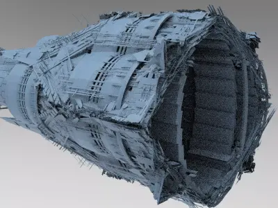 Grand Cigar zeppelin 5  3D model